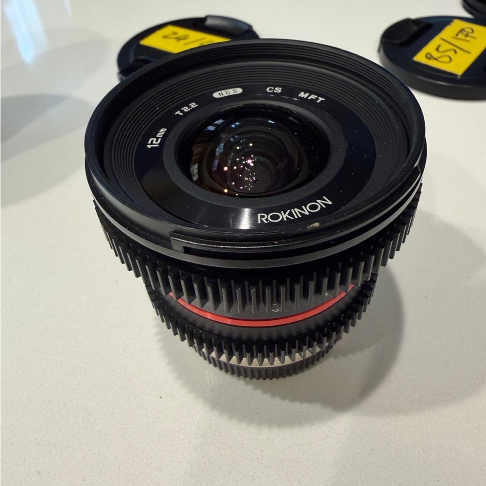 12mm T2.2 CS-MFT Wide Angle Cine Lens - Black